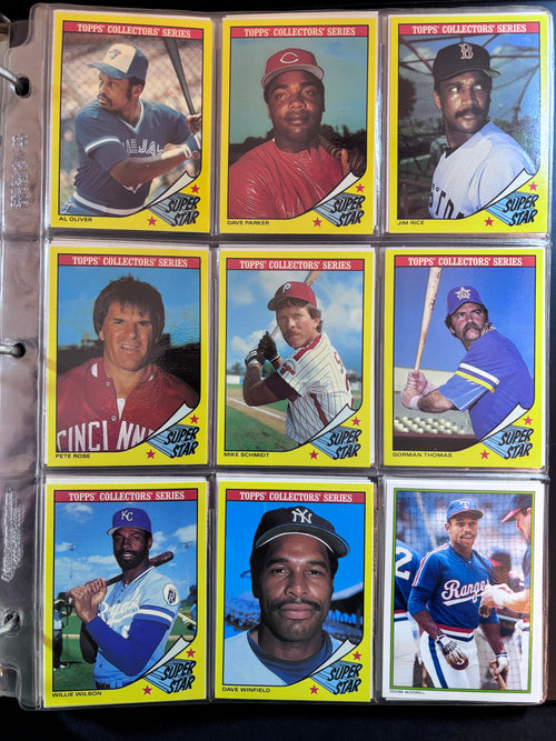 1986 Topps Baseball Champion Superstars Complete Set