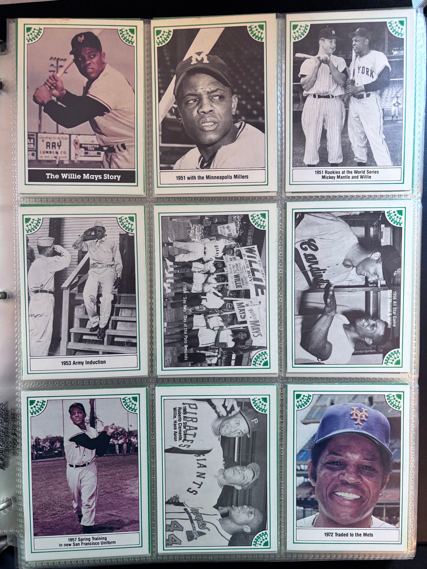 1983 ASA Willie Mays Story Complete Set