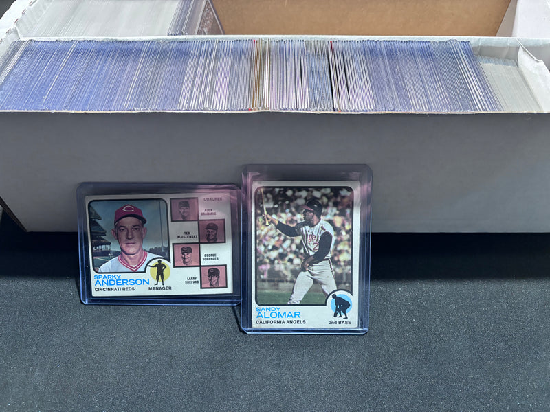 1973 Topps Baseball Partial Set, 315 Cards, Some Dups, Starter Set