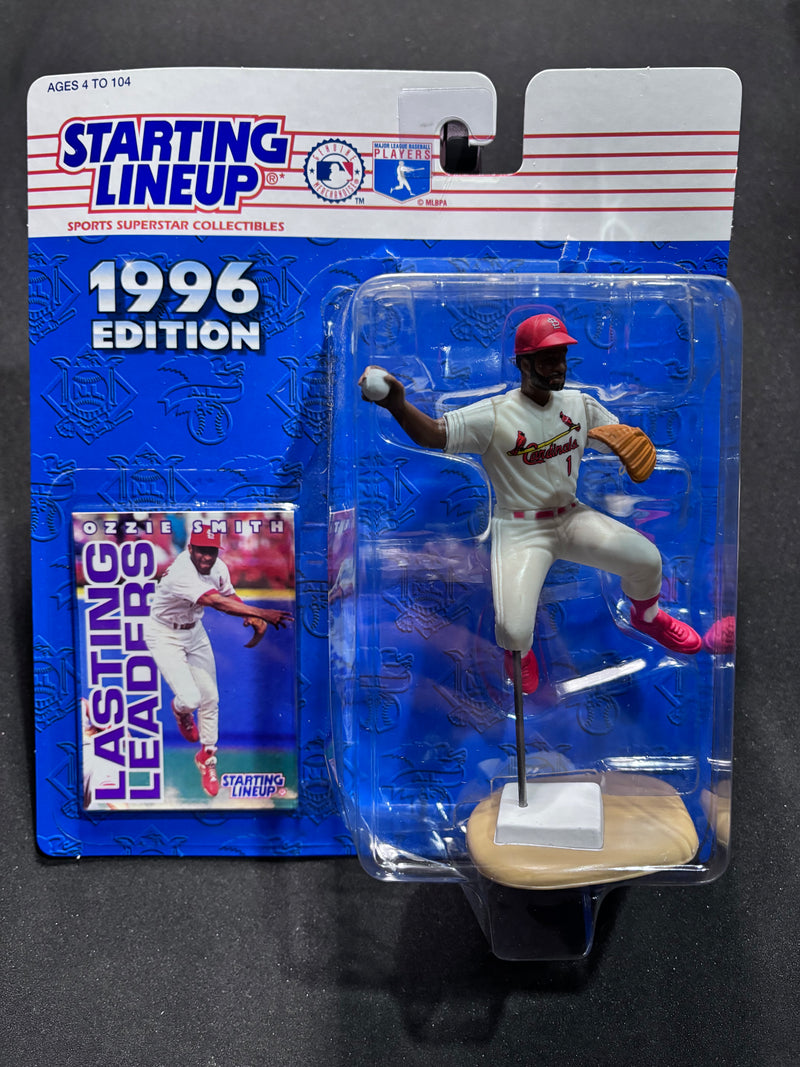 1996 Kenner Starting Lineup, Ozzie Smith Card and Action Figure, Cardinals, Unopened