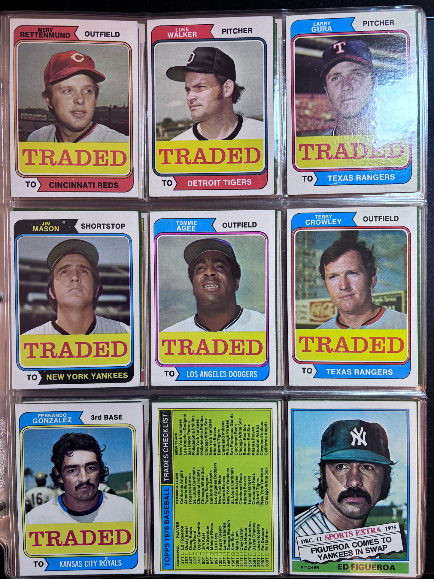 1974 Topps Traded Partial Set, 43 of 44 cards