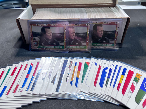1991 Desert Storm and Victory Sets, Series 1 and Series 2, Includes Stickers 1-33