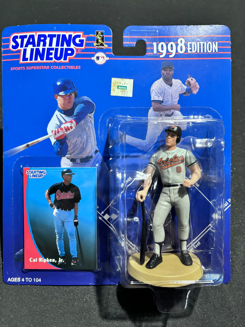 1998 Kenner Starting Lineup, Cal Ripken, Jr. Card and Action Figure, Orioles, Unopened