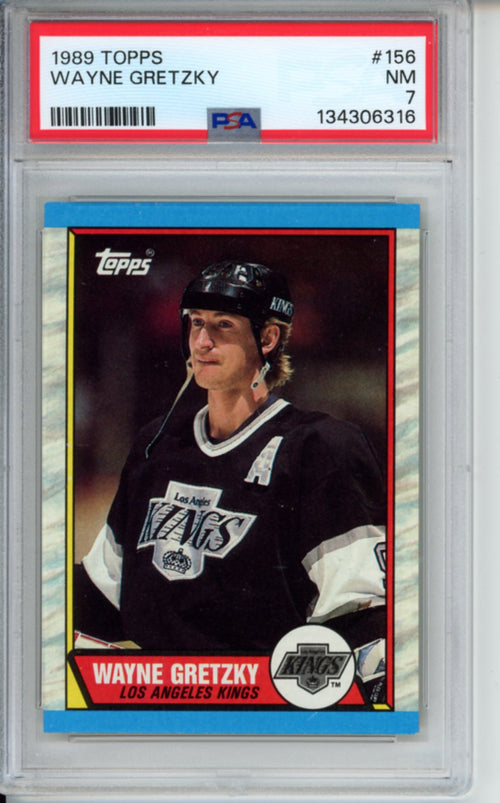 1989 Topps Wayne Gretzky, #156, PSA 7