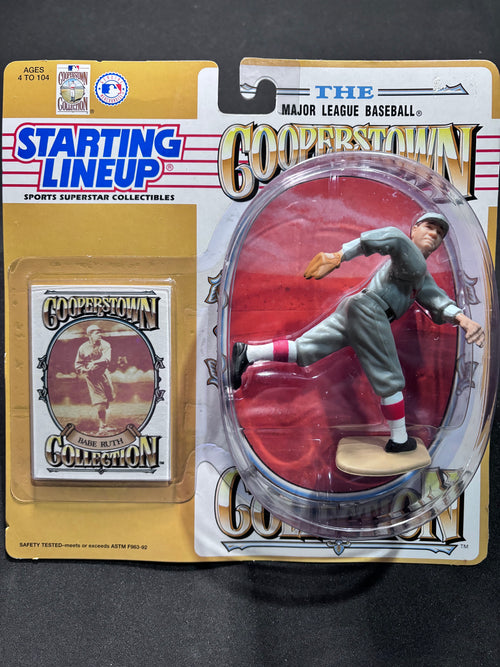 1993 Kenner Starting Lineup, Cooperstown Collection, Babe Ruth Card and Action Figure, Unopened