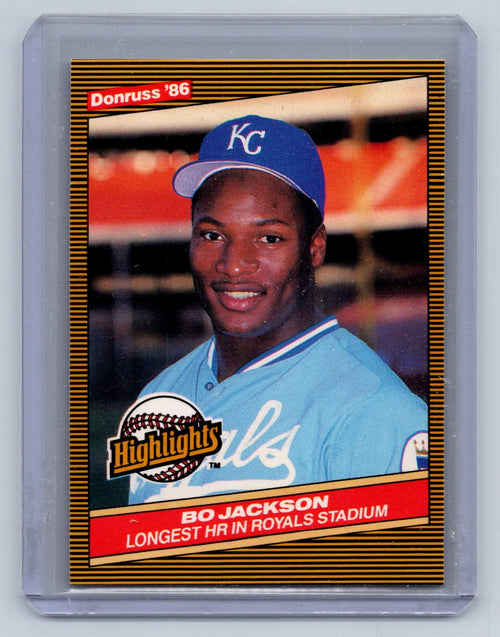 1986 Donruss Highlights Lot, Bo Jackson, Jose Canseco, Roger Clemens, 6 Cards