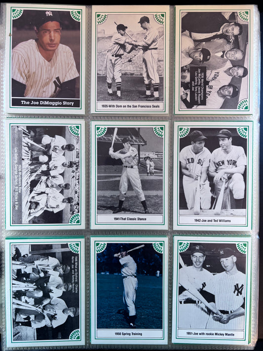 1983 ASA Joe DiMaggio Story Complete Set