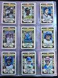 1982 Perma-Graphics Super Star Credit Cards Complete Set, Pete Rose, Rickey Henderson
