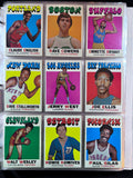 1971 Topps Basketball Complete Set, Lew Alcindor, Wilt Chamberlain, Pete Maravich