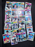 1969 through 1987 Vintage Football Cards Collection, 2-1979 Topps Partial Sets, 1-1977 Partial Set, 2,400 Cards