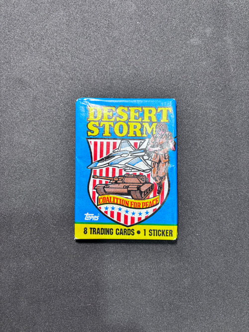 1991 Topps Desert Storm Sealed Packs, Unopened, 29 Pack Lot