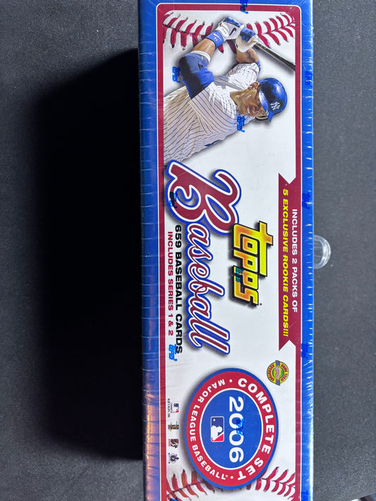 2006 Topps Baseball Factory Sealed Set, Includes 5 Exclusive Rookie Cards