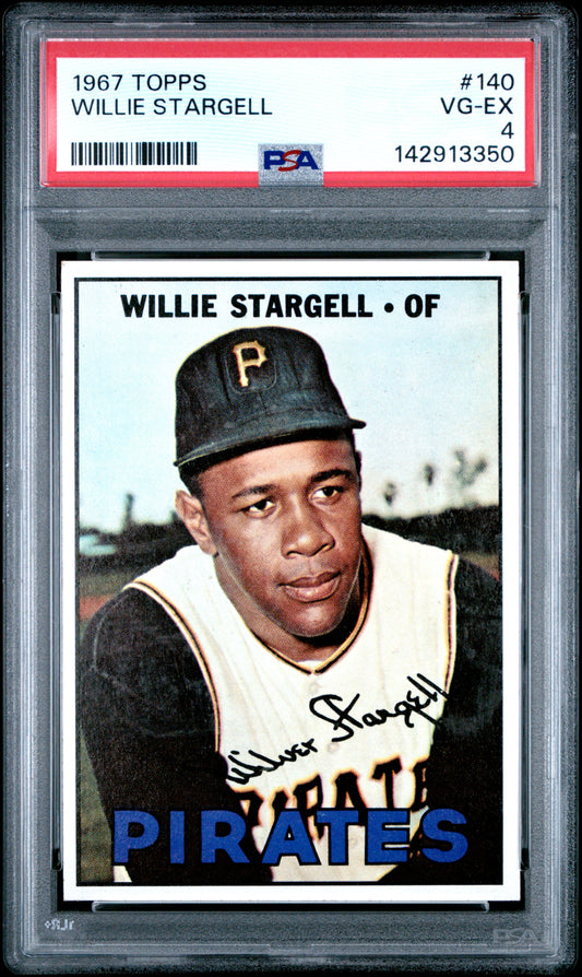 1967 Topps Willie Stargell, #140, PSA 4