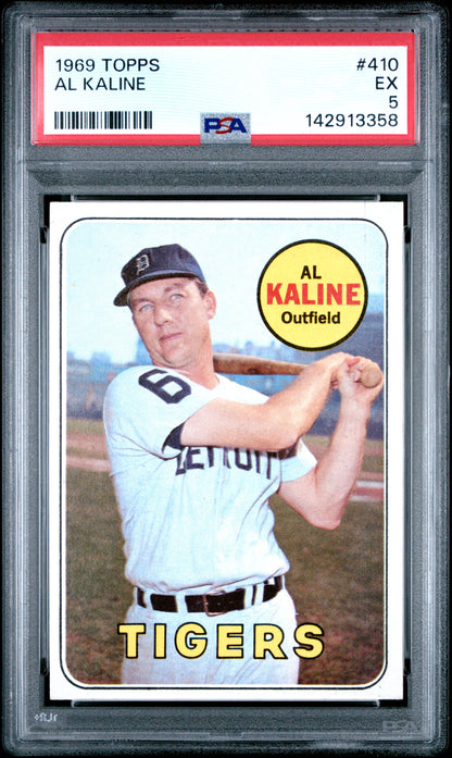1969 Topps Al Kaline, #410, PSA 5