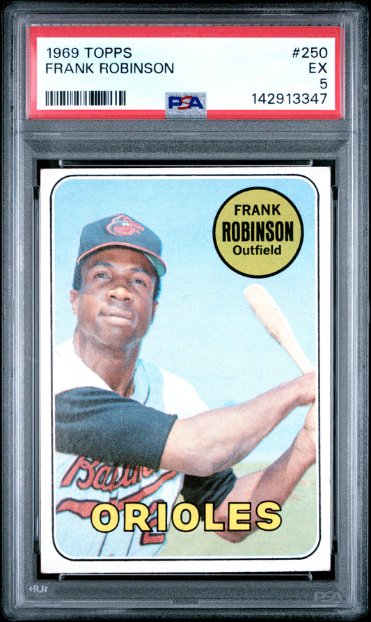 1969 Topps Frank Robinson, #250, PSA 5