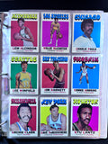 1971 Topps Basketball Complete Set, Lew Alcindor, Wilt Chamberlain, Pete Maravich