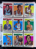 1971 Topps Basketball Complete Set, Lew Alcindor, Wilt Chamberlain, Pete Maravich