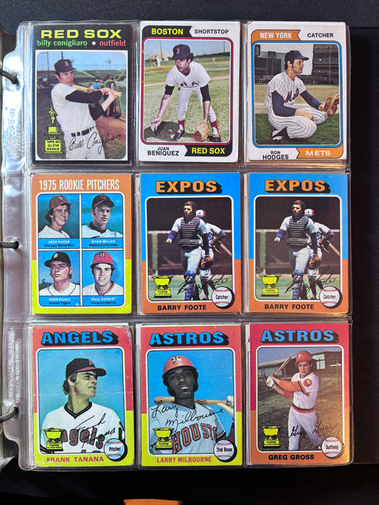 1970 to 1986, Topps, Donruss, Fleer, Rookie Players Lot, 180 Cards