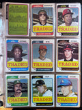 1974 Topps Traded Partial Set, 43 of 44 cards