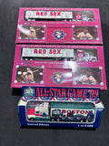 Boston Red Sox Lot, Ted Williams Vintage Porcelain Cards, Fleer Red Sox 100th Cards and Trucks, Donruss Commemorative Box Set