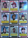 1974 Topps Traded Partial Set, 43 of 44 cards
