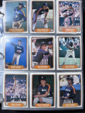 1981 Topps, 1981 Fleer, 1982 Fleer, 1982 Donruss, 1984 Topps, 1993 Topps, All Complete Sets in Binders