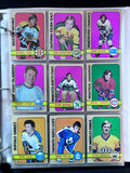 1972 Topps Hockey Complete Set, Phil Esposito, Bobby Orr, Ken Dryden