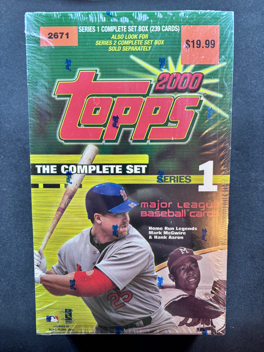 2000 Topps Baseball Factory Sealed Series 1 Set
