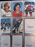 1976 Topps Glossy Insert Complete Set, Bobby Orr, Ken Dryden, Tony Esposito, 22 Cards