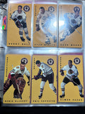 1994 Parkhurst Tall Boys Reprints of 1964 Hockey Partial Set, 142 cards, Bobby Hull, John Bucyk