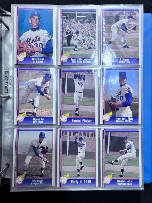 1991-1993 Pacific Nolan Ryan Complete Set, 1991 Series, 1992 Series, 27th Season, 250 Cards