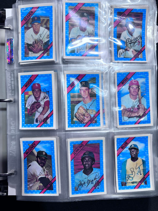 1972 Kellogg's 3-D Super Stars Baseball Complete Set, Roberto Clemente, Pete Rose