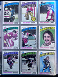 1976 Topps Hockey Complete Set, Bryan Trottier Rookie, Bobby Orr, Ken Dryden