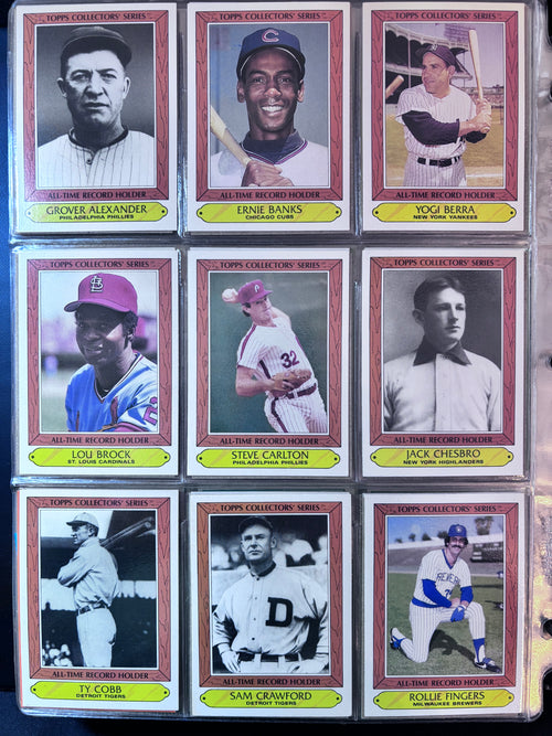 1985 Topps Woolworth All Time Record Holders Complete Set, Hank Aaron