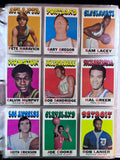 1971 Topps Basketball Complete Set, Lew Alcindor, Wilt Chamberlain, Pete Maravich