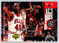 1995 Upper Deck Collector's Edition Jumbo Cards Lot, Michael Jordan, Bulls, He's Back, 3 Card