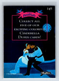 1995 SkyBox Walt Disney Cinderella Dufex Card Set, All 5 Cards