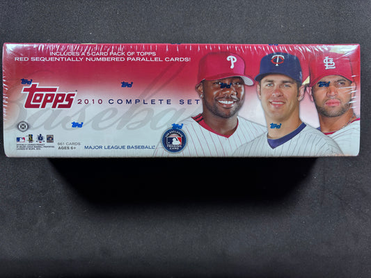 2010 Topps Baseball Factory Sealed Set, Includes Red Sequentially Numbered Parallels