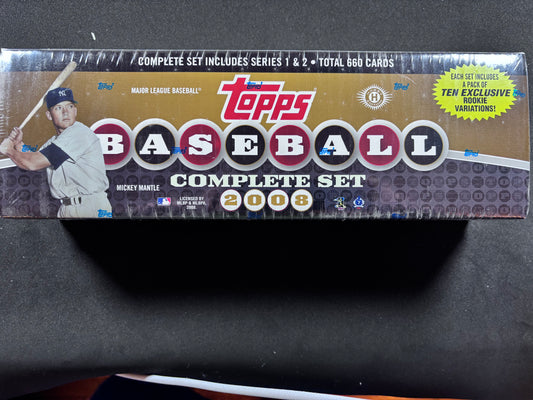 2008 Topps Factory Sealed Baseball Complete Set