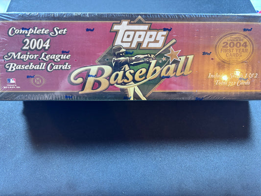 2004 Topps Factory Sealed Set, Include 1 Pack of 2004 First Year Cards