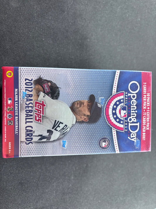 2012 Topps Opening Day Baseball Box, May Contain Autograph Cards
