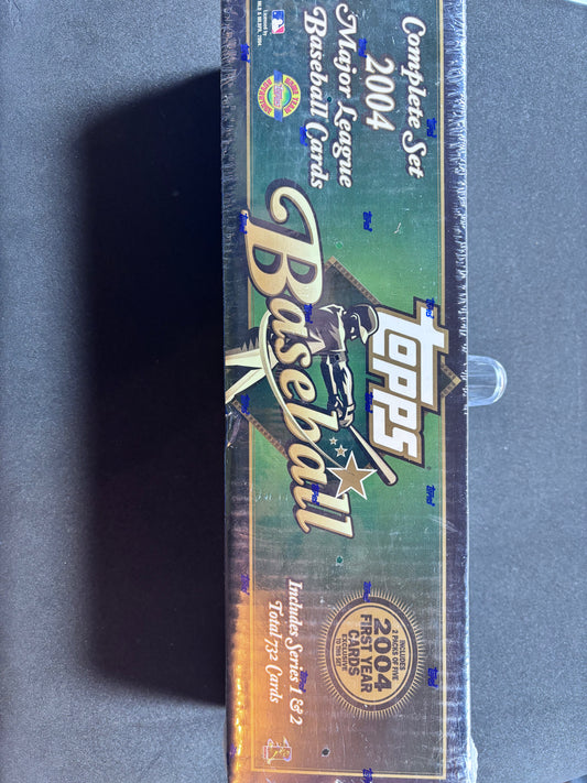 2004 Topps Factory Sealed Set, Includes Exclusive 2 Packs of First Year Cards
