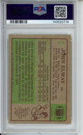 1984 Topps John Elway Rookie Card, #63, PSA 7
