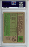 1984 Topps Don Warren, #392, PSA 8