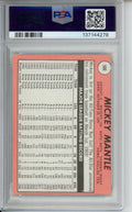 1969 Topps Mickey Mantle, Last Name in Yellow, #500, PSA 4