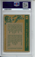 1971 Topps NHL Goalies Wins Leaders, Tony Esposito, #4, PSA 4