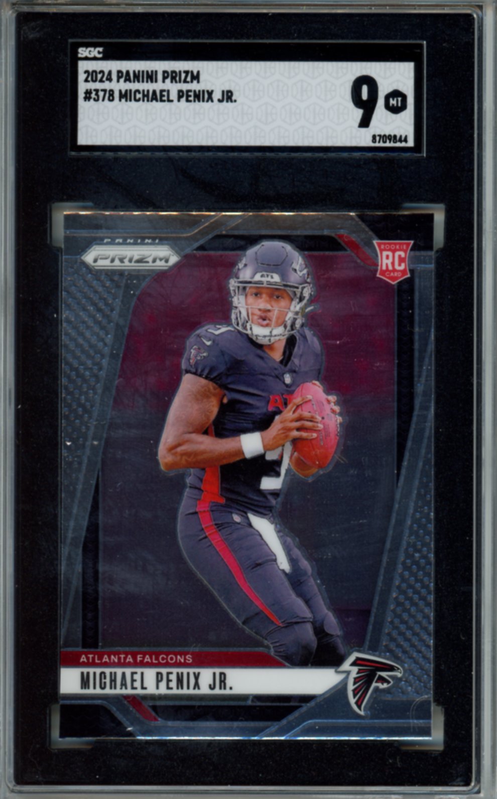 2024 Panini Prizm Michael Penix Jr. Rookie Card, #378, SGC 9