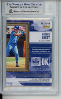 2018 Panini Diamond Kings, Jersey Kings, Game-Used Patch, George Brett, #6, BGS 9