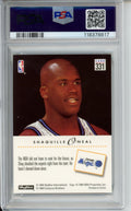 1993 Skybox Premium, Shaquille O'Neal, Rookie Card, #331, PSA 8