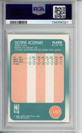 1988 Fleer Dennis Rodman, Rookie Card, #43, PSA 8